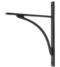 From The Anvil Matt Black Apperley Shelf Bracket (260mm x 200mm)