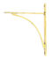 From The Anvil Aged Brass Apperley Shelf Bracket (314mm x 250mm)