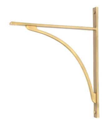 From The Anvil Satin Brass Apperley Shelf Bracket (314mm X 250mm)