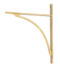 From The Anvil Satin Brass Apperley Shelf Bracket (314mm x 250mm)