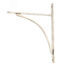 From The Anvil Polished Nickel Apperley Shelf Bracket (314mm x 250mm)