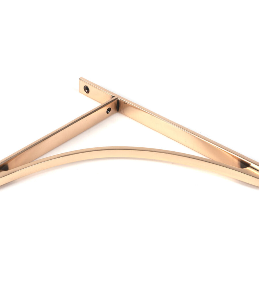 From The Anvil Polished Bronze Apperley Shelf Bracket (314mm x 250mm) - Image 3