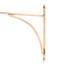 From The Anvil Polished Bronze Apperley Shelf Bracket (314mm x 250mm)