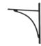 From The Anvil Matt Black Apperley Shelf Bracket (314mm x 250mm)