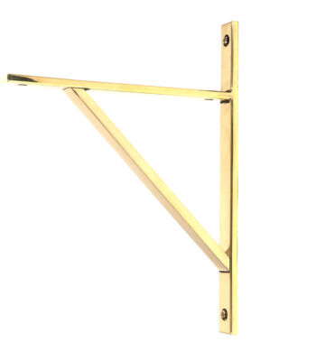 From The Anvil Aged Brass Chalfont Shelf Bracket (260mm X 200mm)