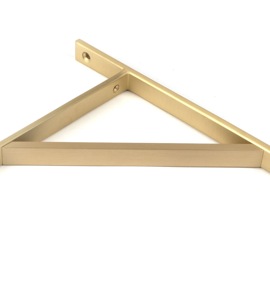 From The Anvil Satin Brass Chalfont Shelf Bracket (260mm x 200mm) - Image 3