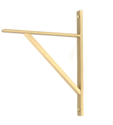 From The Anvil Satin Brass Chalfont Shelf Bracket (260mm X 200mm)