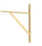 From The Anvil Satin Brass Chalfont Shelf Bracket (260mm x 200mm)