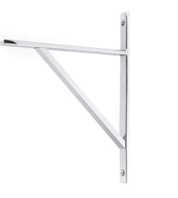 From The Anvil Polished Chrome Chalfont Shelf Bracket (260mm x 200mm)