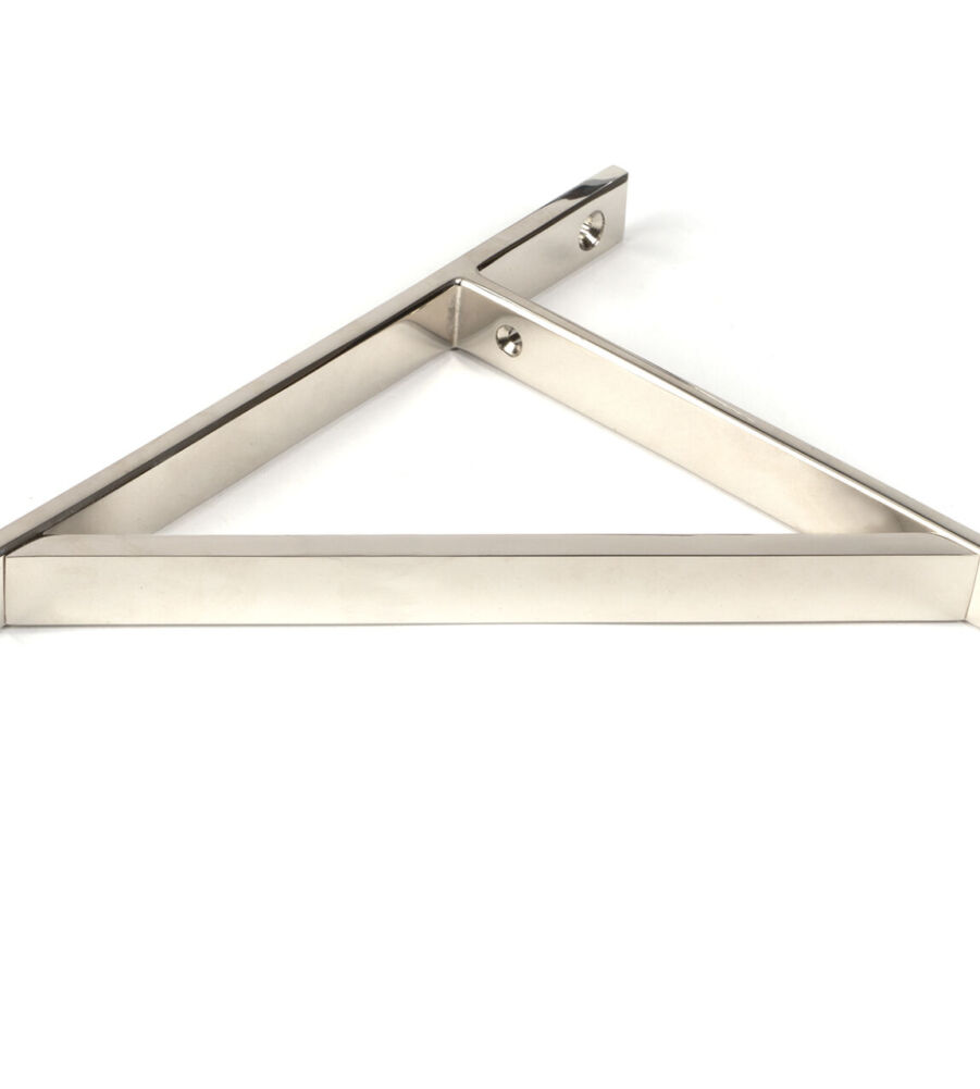 From The Anvil Polished Nickel Chalfont Shelf Bracket (260mm x 200mm) - Image 3