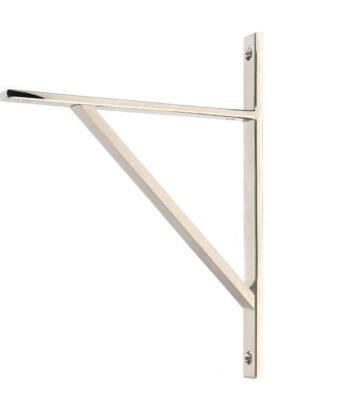 From The Anvil Polished Nickel Chalfont Shelf Bracket (260mm X 200mm)