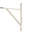 From The Anvil Polished Nickel Chalfont Shelf Bracket (260mm x 200mm)