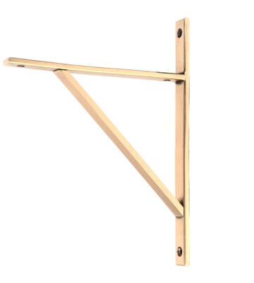 From The Anvil Polished Bronze Chalfont Shelf Bracket (260mm X 200mm)