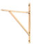 From The Anvil Polished Bronze Chalfont Shelf Bracket (260mm x 200mm)