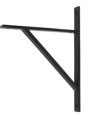 From The Anvil Matt Black Chalfont Shelf Bracket (260mm X 200mm)