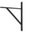From The Anvil Matt Black Chalfont Shelf Bracket (260mm x 200mm)