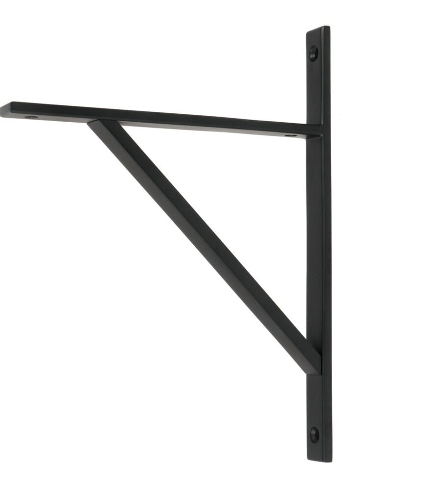 From The Anvil Matt Black Chalfont Shelf Bracket (260mm x 200mm)