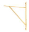 From The Anvil Polished Brass Chalfont Shelf Bracket (314mm x 250mm)
