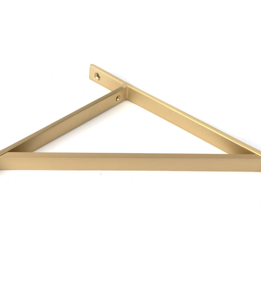 From The Anvil Satin Brass Chalfont Shelf Bracket (314mm x 250mm) - Image 3