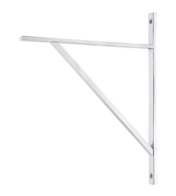 From The Anvil Polished Chrome Chalfont Shelf Bracket (314mm X 250mm)