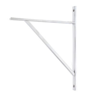 From The Anvil Polished Chrome Chalfont Shelf Bracket (314mm x 250mm)