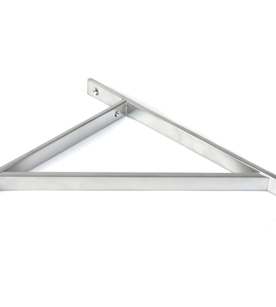 From The Anvil Satin Chrome Chalfont Shelf Bracket (314mm x 250mm) - Image 3