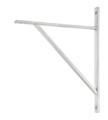 From The Anvil Satin Chrome Chalfont Shelf Bracket (314mm x 250mm)