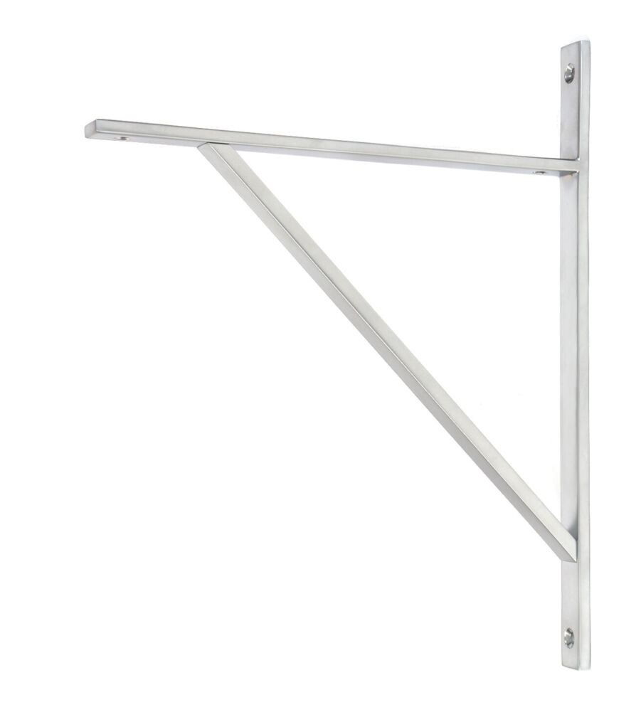 From The Anvil Satin Chrome Chalfont Shelf Bracket (314mm x 250mm)