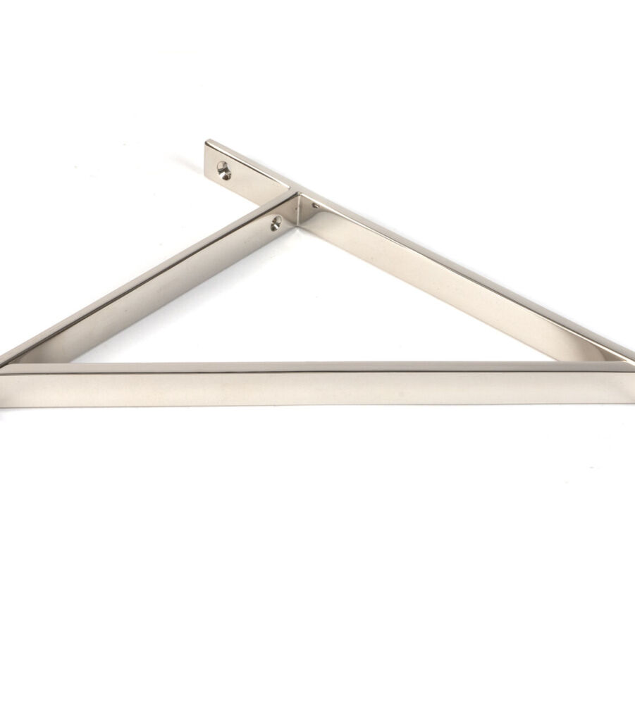 From The Anvil Polished Nickel Chalfont Shelf Bracket (314mm x 250mm) - Image 3