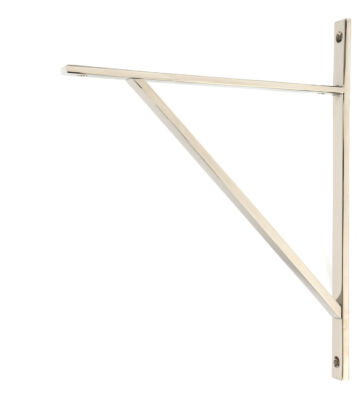 From The Anvil Polished Nickel Chalfont Shelf Bracket (314mm X 250mm)