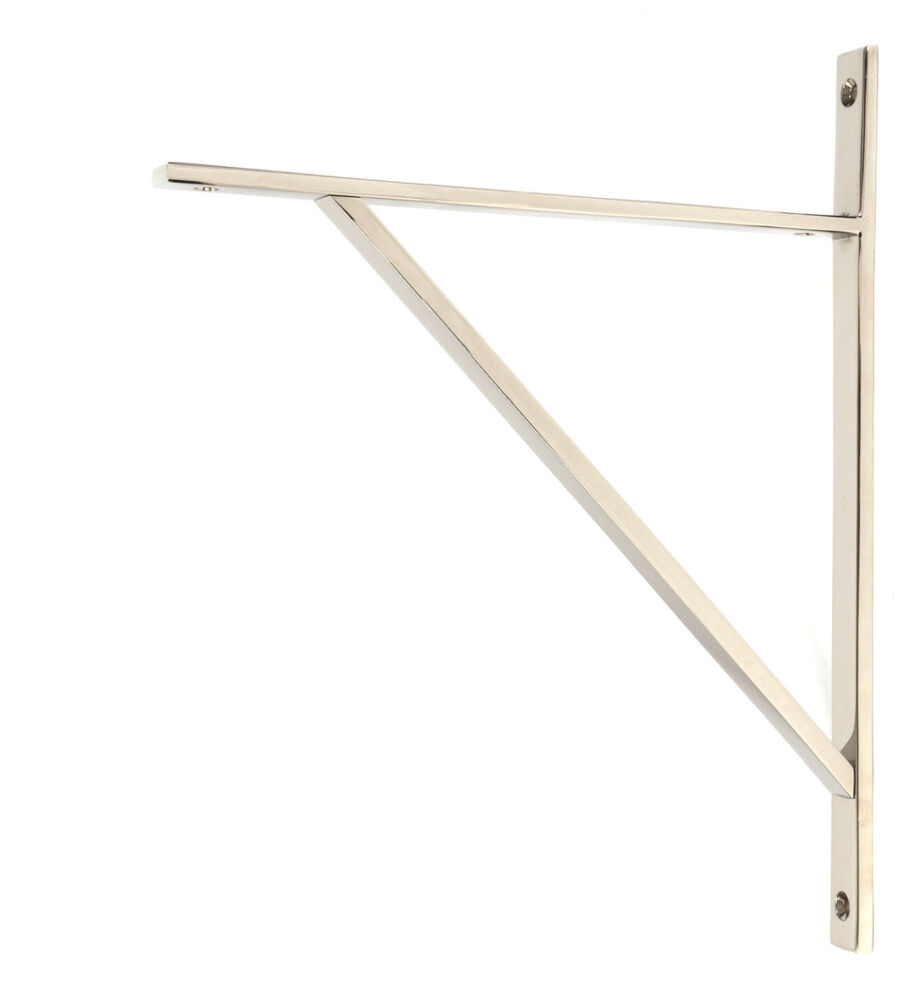 From The Anvil Polished Nickel Chalfont Shelf Bracket (314mm x 250mm)