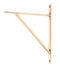 From The Anvil Polished Bronze Chalfont Shelf Bracket (314mm x 250mm)