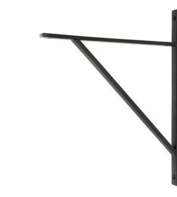 From The Anvil Matt Black Chalfont Shelf Bracket (314mm X 250mm)