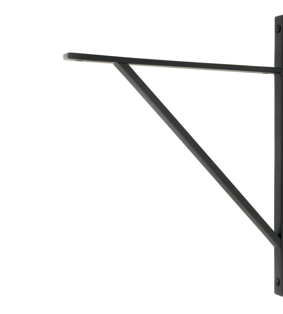 From The Anvil Matt Black Chalfont Shelf Bracket (314mm x 250mm)