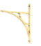 From The Anvil Aged Brass Tyne Shelf Bracket (260mm x 200mm)