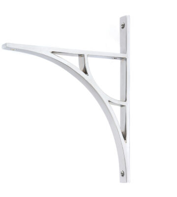 From The Anvil Polished Chrome Tyne Shelf Bracket (260mm x 200mm)