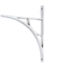 From The Anvil Polished Chrome Tyne Shelf Bracket (260mm x 200mm)