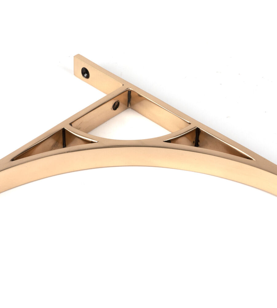From The Anvil Polished Bronze Tyne Shelf Bracket (260mm x 200mm) - Image 3