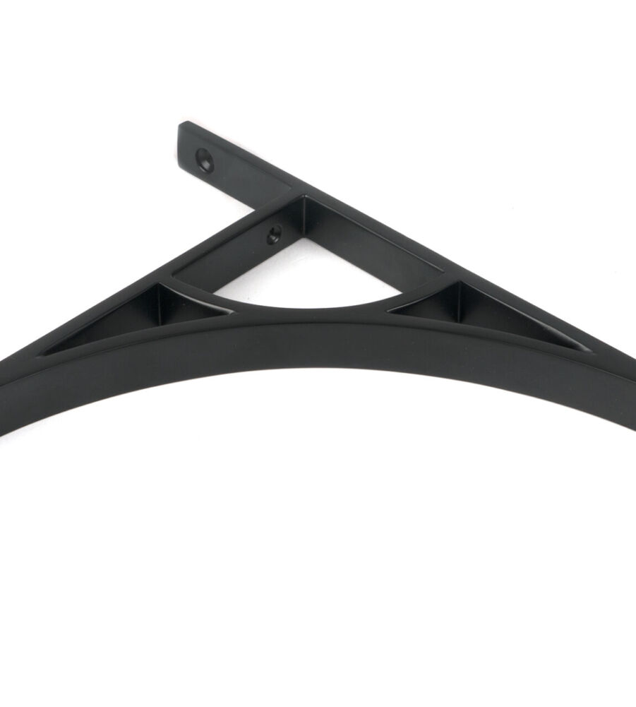 From The Anvil Matt Black Tyne Shelf Bracket (260mm x 200mm) - Image 3
