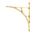 From The Anvil Aged Brass Tyne Shelf Bracket (314mm x 250mm)