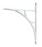 From The Anvil Polished Chrome Tyne Shelf Bracket (314mm x 250mm)