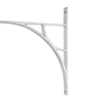 From The Anvil Satin Chrome Tyne Shelf Bracket (314mm x 250mm)