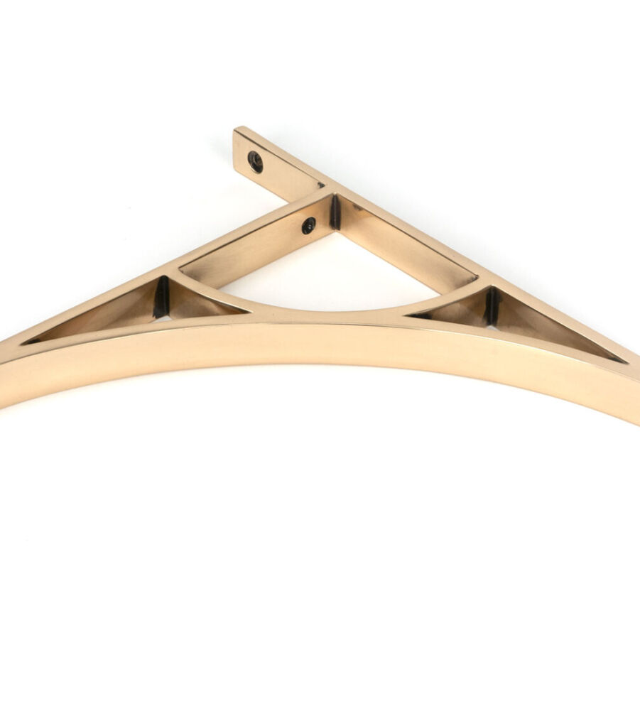 From The Anvil Polished Bronze Tyne Shelf Bracket (314mm x 250mm) - Image 3