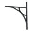From The Anvil Matt Black Tyne Shelf Bracket (314mm x 250mm)