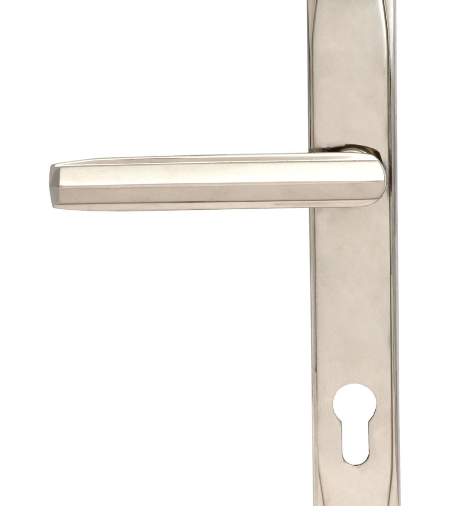 From The Anvil Polished Nickel Art Deco Slimline Lever Espag. Lock Set - Image 3