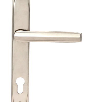 From The Anvil Polished Nickel Art Deco Slimline Lever Espag. Lock Set