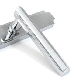 From The Anvil Polished Chrome Art Deco Slimline Lever Espag. Lock Set - Image 7