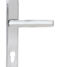 From The Anvil Polished Chrome Art Deco Slimline Lever Espag. Lock Set