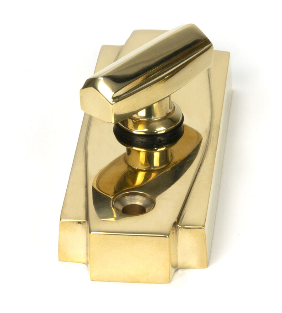 From The Anvil Polished Brass Art Deco Thumbturn - Image 3
