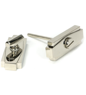 From The Anvil Polished Nickel Art Deco Thumbturn